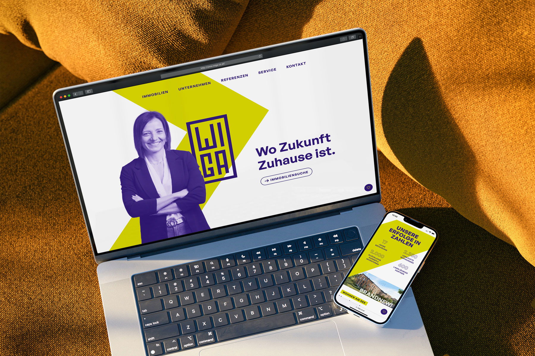 wiga neue website