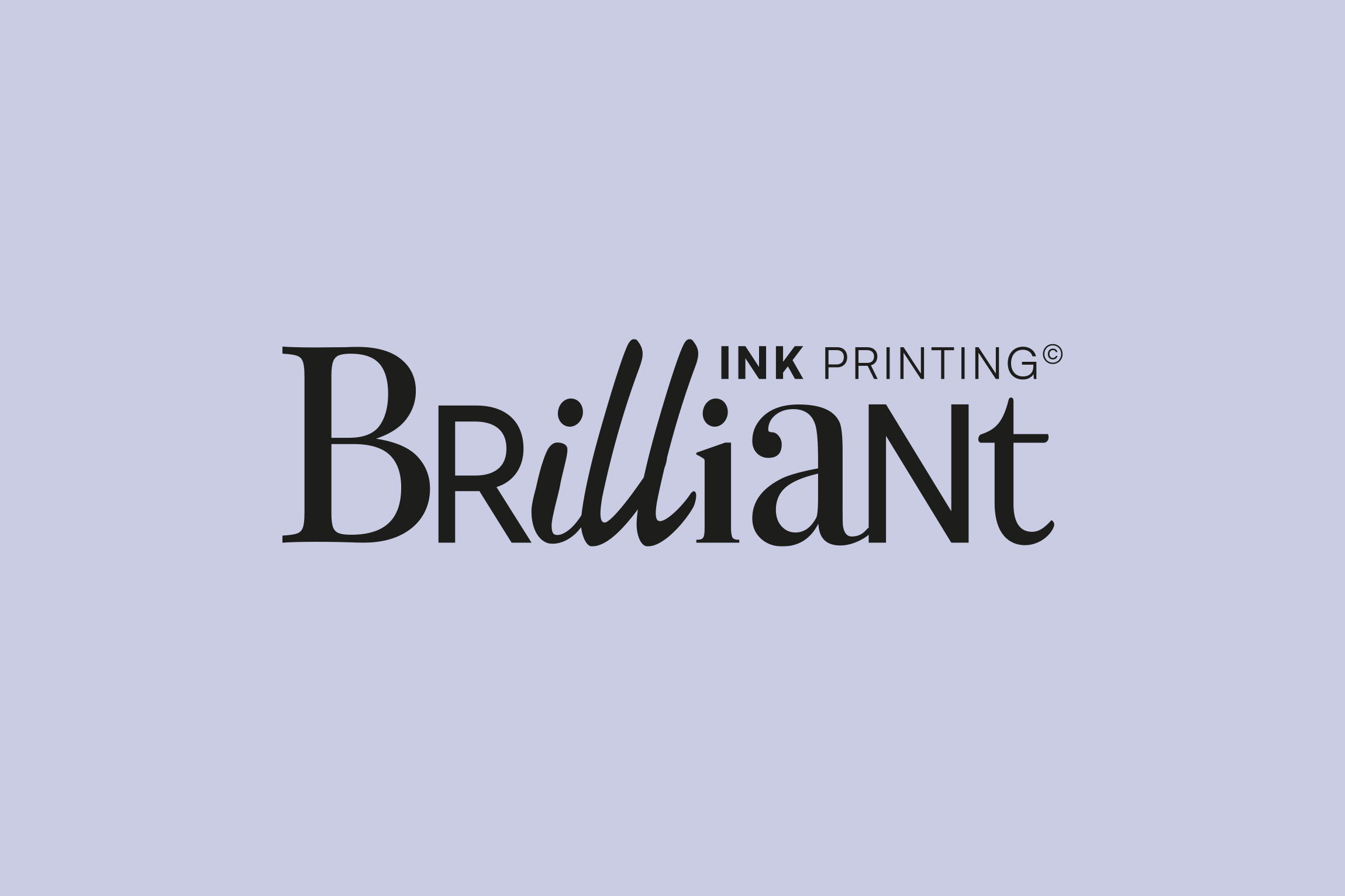 logo für brilliant ink kampagne