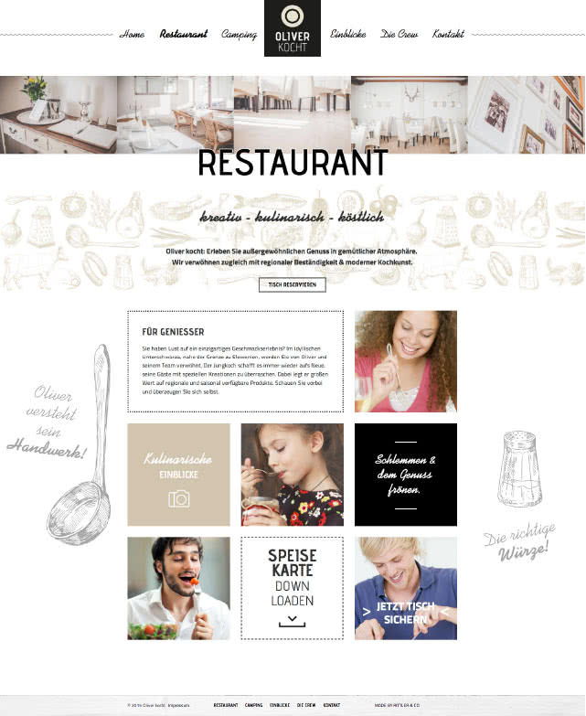 Oliver Kocht website Screenshot