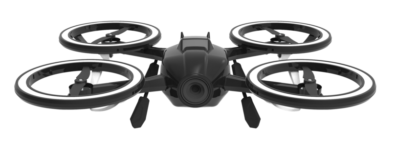 Schwarze Drohne