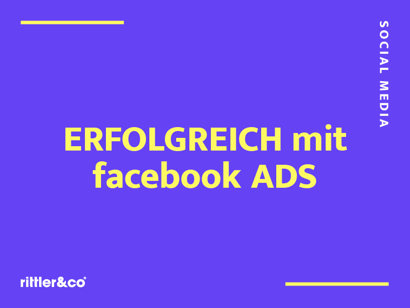 Grafikdesign für Facebook-Anzeigen , Rittler und Co