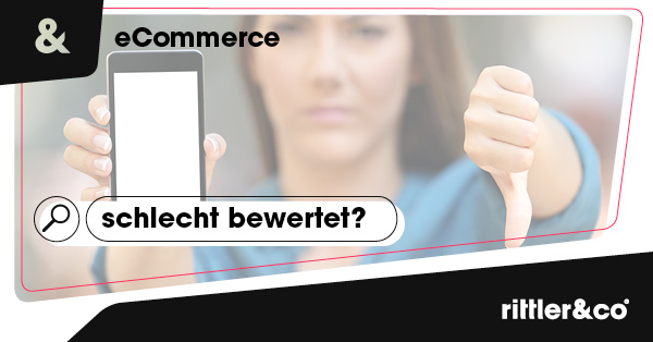 Schlechte Bewertungen, Werbeagentur Graz, Rittler & Co., Handy, Suche, Frau