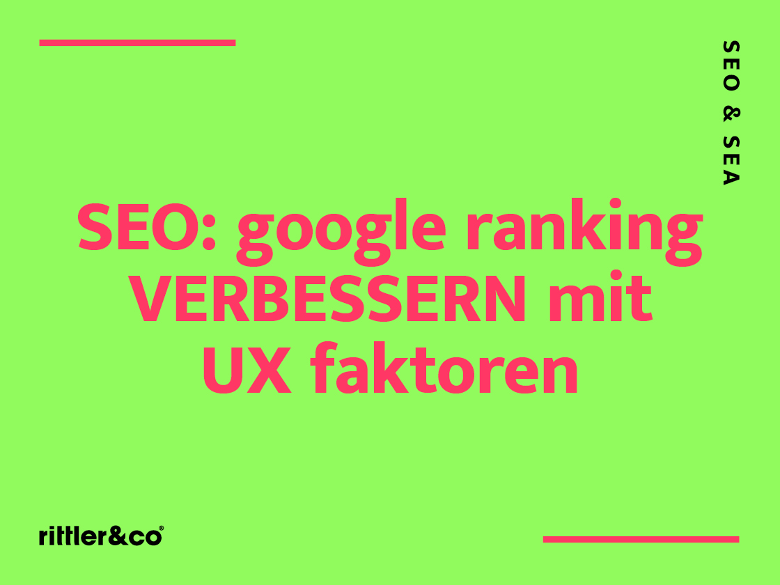 SEO und SEA, Rittler und Co, grüner Hintergrund 02
