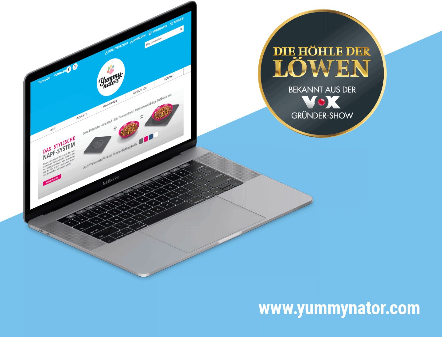 yummynator_laptop website